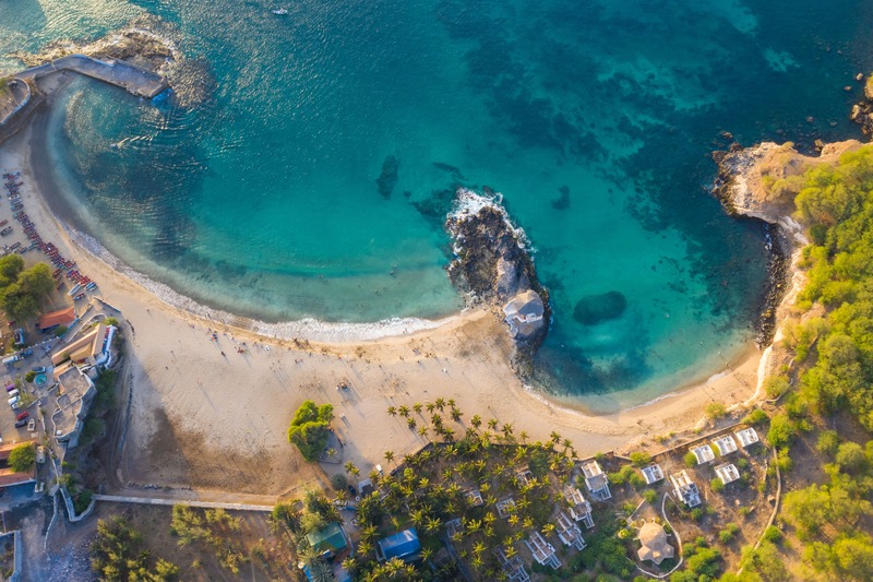 Capo Verde isola vista dall'alto
