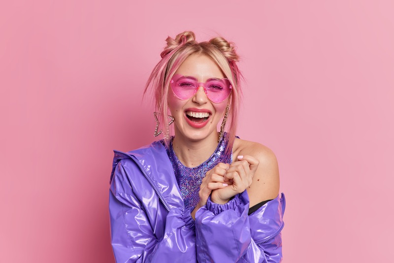 donna vestita anni 80