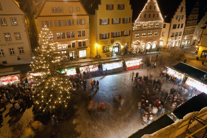 Rothenburg ob der Tauber- mercato Natale