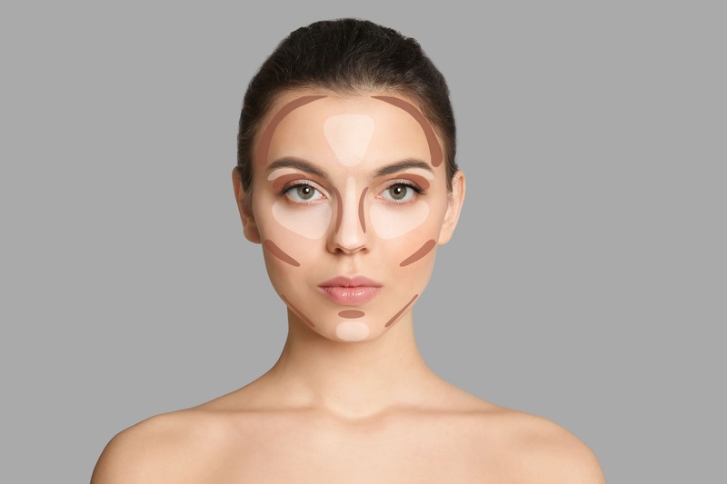 contouring su ragazza