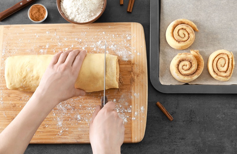 cinnamon rolls preparazione