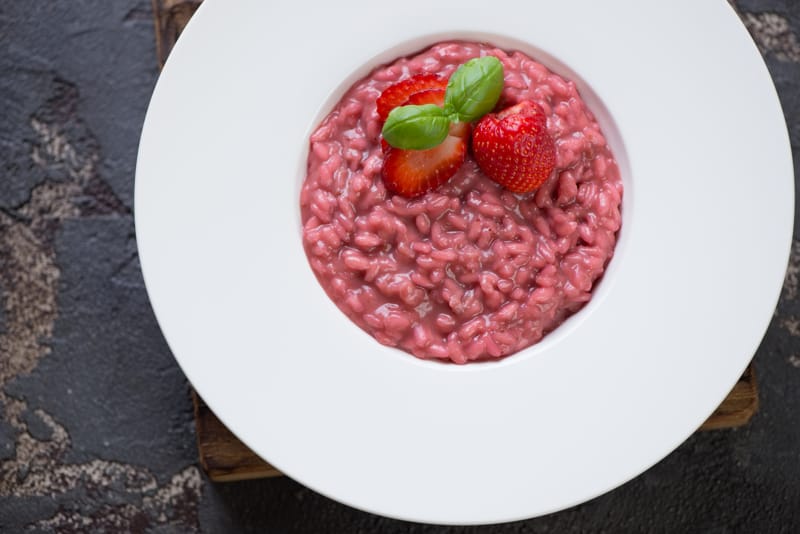 Come preparare il risotto alle fragole